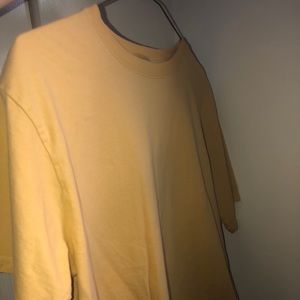 yellow crop top